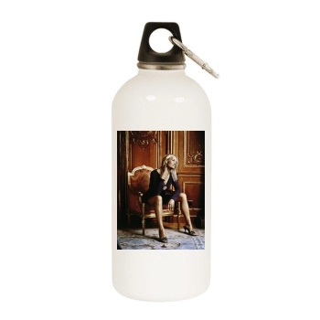 Sarah Connor White Water Bottle With Carabiner