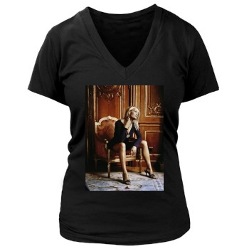 Sarah Connor Women's Deep V-Neck TShirt