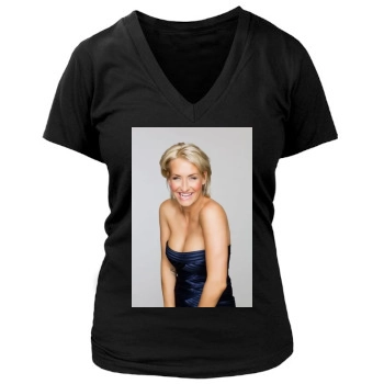 Sarah Connor Women's Deep V-Neck TShirt