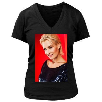 Sarah Connor Women's Deep V-Neck TShirt