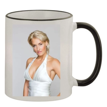 Sarah Connor 11oz Colored Rim & Handle Mug