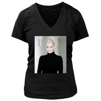 Sarah Connor Women's Deep V-Neck TShirt