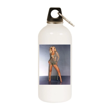 Sarah Connor White Water Bottle With Carabiner