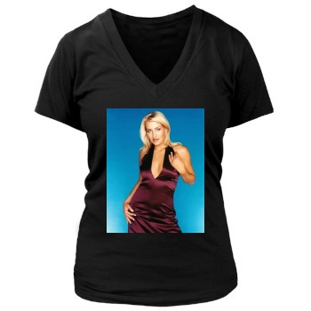 Sarah Connor Women's Deep V-Neck TShirt