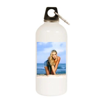 Sarah Connor White Water Bottle With Carabiner