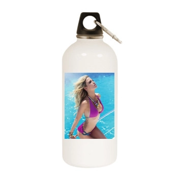 Sarah Harding White Water Bottle With Carabiner