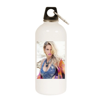 Sarah Harding White Water Bottle With Carabiner