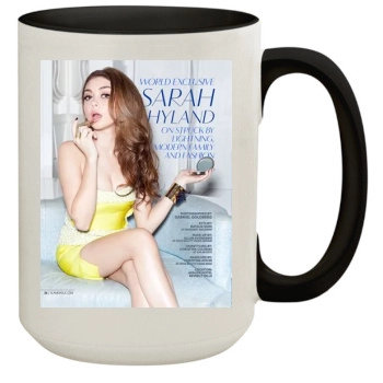 Sarah Hyland 15oz Colored Inner & Handle Mug