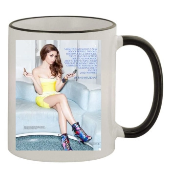 Sarah Hyland 11oz Colored Rim & Handle Mug