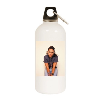 Alicia Keys White Water Bottle With Carabiner