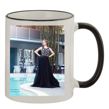 Sarah Hyland 11oz Colored Rim & Handle Mug