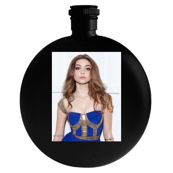 Sarah Hyland Round Flask