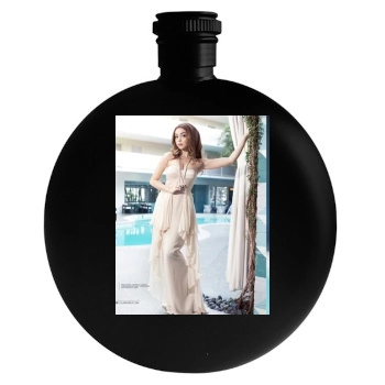 Sarah Hyland Round Flask