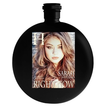 Sarah Hyland Round Flask