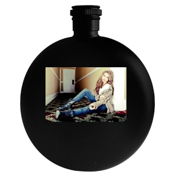 Sarah Hyland Round Flask