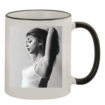 Sarah Hyland 11oz Colored Rim & Handle Mug