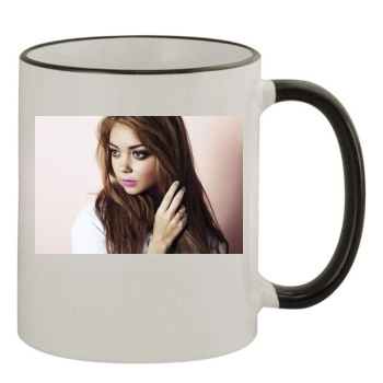 Sarah Hyland 11oz Colored Rim & Handle Mug