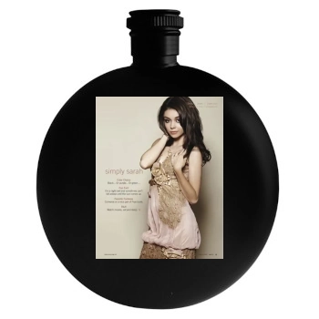 Sarah Hyland Round Flask