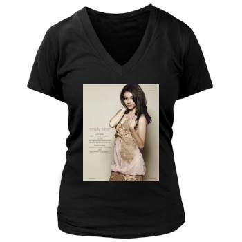 Sarah Hyland Women's Deep V-Neck TShirt