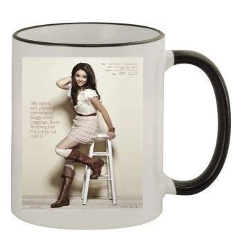 Sarah Hyland 11oz Colored Rim & Handle Mug