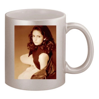 Sarah Michelle Gellar 11oz Metallic Silver Mug