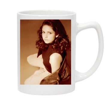 Sarah Michelle Gellar 14oz White Statesman Mug