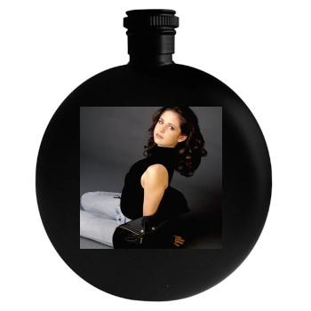 Sarah Michelle Gellar Round Flask