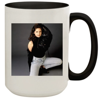 Sarah Michelle Gellar 15oz Colored Inner & Handle Mug