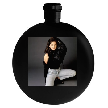 Sarah Michelle Gellar Round Flask