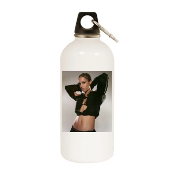 Alicia Keys White Water Bottle With Carabiner