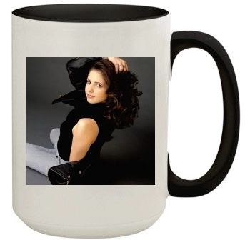 Sarah Michelle Gellar 15oz Colored Inner & Handle Mug