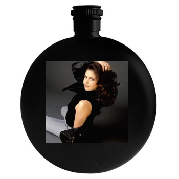 Sarah Michelle Gellar Round Flask