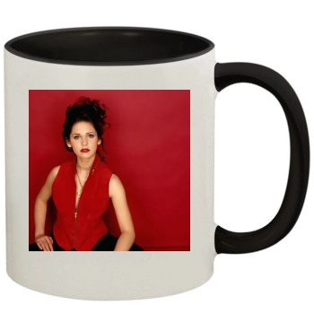 Sarah Michelle Gellar 11oz Colored Inner & Handle Mug