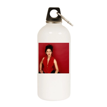 Sarah Michelle Gellar White Water Bottle With Carabiner