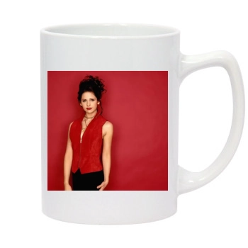 Sarah Michelle Gellar 14oz White Statesman Mug