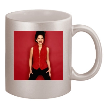 Sarah Michelle Gellar 11oz Metallic Silver Mug