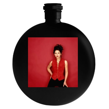 Sarah Michelle Gellar Round Flask