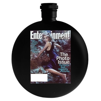 Sarah Michelle Gellar Round Flask