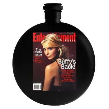 Sarah Michelle Gellar Round Flask