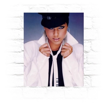 Alicia Keys Metal Wall Art