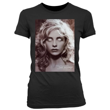 Sarah Michelle Gellar Women's Junior Cut Crewneck T-Shirt