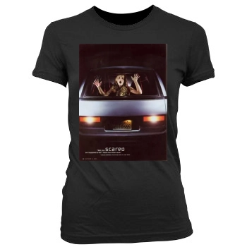 Sarah Michelle Gellar Women's Junior Cut Crewneck T-Shirt