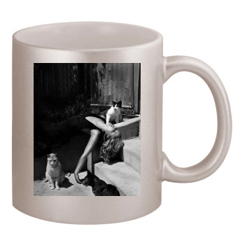 Sarah Michelle Gellar 11oz Metallic Silver Mug