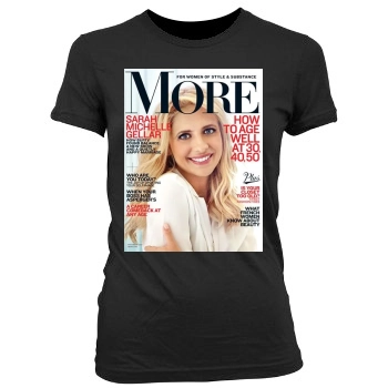 Sarah Michelle Gellar Women's Junior Cut Crewneck T-Shirt