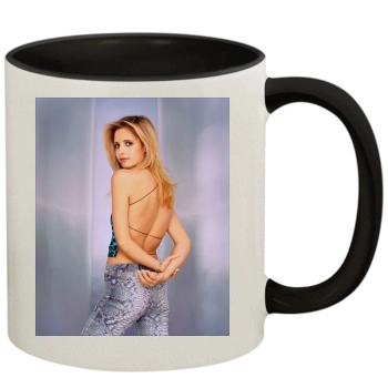 Sarah Michelle Gellar 11oz Colored Inner & Handle Mug