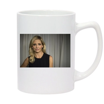 Sarah Michelle Gellar 14oz White Statesman Mug