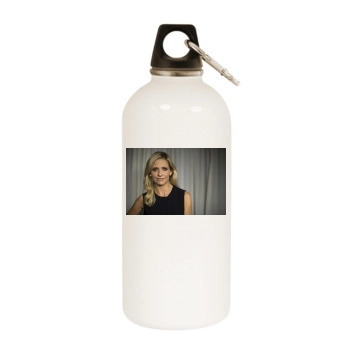 Sarah Michelle Gellar White Water Bottle With Carabiner