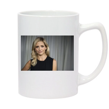 Sarah Michelle Gellar 14oz White Statesman Mug