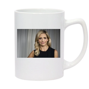 Sarah Michelle Gellar 14oz White Statesman Mug