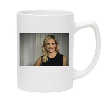 Sarah Michelle Gellar 14oz White Statesman Mug